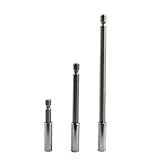 六角軸 延長 ビット (1/4インチ 6.35 mm) 75mm 100mm 150mm 3種類セット 六角シャンク磁気ドリル ソケット拡張ドライバー 六角ドライバービット 延長バー ドリルビット用