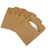 50枚セット クラフト紙 収納ケース CD ケ ース ディスク 収納 保管