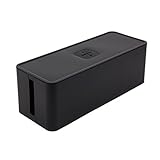 ケーブルボックス コードケース ケーブルタップ収納 コンセント収納/ブラック