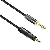 waveman リケーブル HD599 HD598 HD558 HD595 HD569 HD579 変換 ヘッドホン ケーブル 4.4mm バランス ケーブル 1m 7N 単結晶銅 4.4mm 2.5mm 変換 コード 4.4 mm 5 極 プラグ ヘッドホン 延長 コード 1m (4.4ｍｍ5極プラグ)