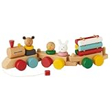 [ミキハウス] MIKIHOUSE 【ミキハウス(ベビー)】 【箱付】汽車でコロコロ♪プルトーイ 46-1255-788 ベージュ