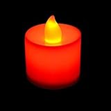LEDキャンドル ライト　癒し雰囲気　5点セット 赤