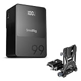 SmallRig VB99 ミニ V マウント バッテリー (キット) (3580B+4064B) Vマウントバッテリー VB99 99Wh / 6800mAh ミニVマウントバッテリー PD 100W USB-C急速充電 Vマウントバッテリープレート Vマウントバッテリー DSLRカメラ カムコーダー 三脚用プレート付き 5048