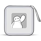 ベイマックス メディアケース BD/DVD/CDケース ブルーレイディスク対応 40枚収納 セミハード ARKETHONEY ファスナー付 キャラクター かわいい