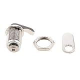 SunniMix ドアロック　カムロック錠　ドアロック　キャビネット用　デスク　引き出し　16.5mm　