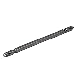 uxcell　 プラスドライバービット　十字ねじ回し　プラスドライバー　120mm長　PH2　ダブルエンド