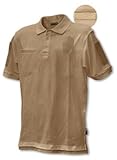 HAZARD 4 Loaded Battle Polo(TM) タクティカルアーム/チェストベルクロパッチコットンシャツ(R) - タン(L)