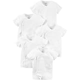 Carter's(カーターズ) 5パックサイドスナップティ ホワイト トップス半袖Tシャツ 6ヶ月【並行輸入】