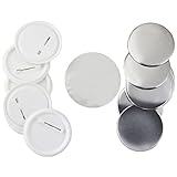 シャンディニー 缶バッジ パーツ 58mm 100個 素材 フィルム プラス素材 ばね針式 ピンバック 作成 キット 手作り 缶バッジマシーン DIY 自作 材料