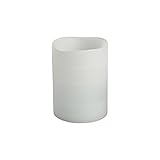 Gerson Everlasting Glow 42436電池式ワックスFlameless LED Pillar Candle withグラデーションカラー、3 " by 4インチ、薄いパウダーブルー