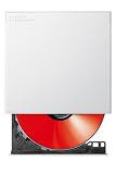 ロジテック ポータブルDVDドライブ USB3.2 (Gen1) 再生・編集・書き込みソフト付 Type-A Type-C ホワイト LDR-PWA8U3CVWH