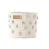 ペア Pehr 収納ボックス ストレージ おむつポーチ おもちゃ おむつ 収納 Mサイズ PINTS Pom Pom Gray