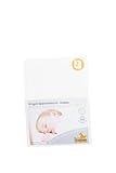 Pinolino Terry Cloth Fitted Sheet for Add-On-Bed Cradle and Pram (White by Pinolino