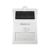 arilux\u00ae al-sl08 wireless solar powered 9 led waterproof