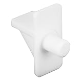 slide-co 243408シェルフサポートPeg、5 mm、ホワイトプラスチック、(パックof 12 )