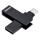 サンワダイレクト USBメモリ 2-in-1 Type-C-USB A 64GB iPhone/iPad/Android対応 スイング式 写真 動画 バックアップ スマホ 600-IPLCA64GX3N