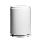 sezu ゴミ箱 ふた付き 10リットル 丸 丸型 キッチン ダストボックス 蓋付き 密閉 10L ゴミ分別 スリム モダン リビング シンプル 生ごみ おむつ (ホワイト)