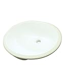 Samson TL-1530-01 Madison Grande Oval Undermount Vitreous China Lavatory, White [並行輸入品]