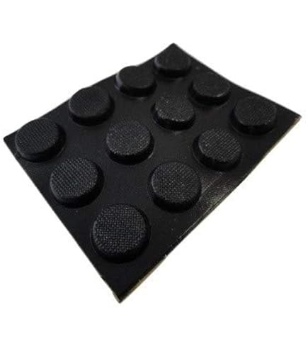 Amazon.co.jp: 円の直径φ8mm 高さ3mm シール接着 ゴム足・ケース用ゴム