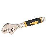 B Baosity 全4サイズ　モンキーレンチ　調整可能　多機能 スパナ オープニングツール　クロムバナジウム鋼 - 10インチ