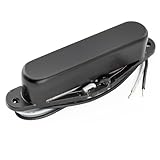 Musiclily Pro TL-60S アルニコ5 シングルコイルピックアップネックPU 8K Teleテレキャスターエレキギター用 ブラック