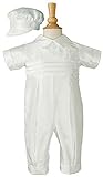 BoysシルクホワイトChristeningカバーオール US サイズ: 3L カラー: ホワイト