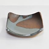 信楽焼 生子受け皿正角 受け皿 信楽焼 幅11cm