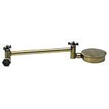LASCO 82211A Showerhead with 8' Adjustable Multi-Directional Arm, 1/2', Antique Brass [並行輸入品]