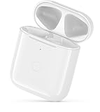 AirPods充電ケース 第2世代、Airpods ケース交換用 AirPods 1 / 2、ワイヤレス充電対応、Bluetoothペアリング可能（Lightning充電ポート）