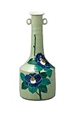 マルサン宮本 九谷焼 花器 7.5号一輪生 山茶花 AP3-1020