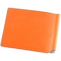 HERMES オレンジ レザー マネークリップ 中古・古着通販】HERMES (エルメス) レザーマネークリップ