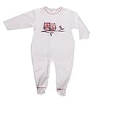 Minhon SLEEPWEAR ベビー・ガールズ US サイズ: 18 Months カラー: ホワイト