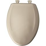 Bemis 1200slowt 076 Slow Close sta-tite細長い閉じたフロントToilet Seat , Creme