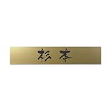 丸三タカギ 彫り込み済表札 アクリル APB2-G-1-3-杉本 【完成品】