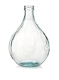 Deco 79 Glass Vase, 17 by 11-Inch [並行輸入品]
