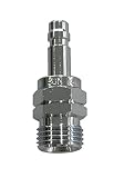 BBK ネジ式ホース交換カプラー ワンショット金具 アセチレン用 C10