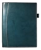 BlancCouture ルーズリーフ バインダー A4 30穴 本革 マリーヌ（紺色）