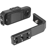 For Insta360 X5/X4/X3用 縦横マウント L型ブラケット 磁気クイックリリースベース 拡張ブラケット縦横L磁気アダプター 1/4ネジ付きウェアラブルカメラ用マウント部品