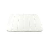 beehomeメモリーフォームバスマットバスラグソフトノンスリップ水吸収性ドアマットコーラルベルベット生地ホームキッチンバスルームリビングルームカーペット23.6 X 15.7インチ 23.6x15.