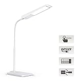 ECVISION Rechargeable Eye-Protection Desk Lamp 5W Warm White LED Light Detachable USB Reading Lamp E