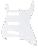 Fender ピックガード11-HOLE MODERN-STYLE STRATOCASTER® S/S/S PICKGUARD, WHITE