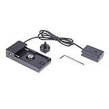 Fotga NP-FW50 ダミーバッテリー NP-F NP-F970 F960 F750 F770 F550 バッテリーアダプター ホットシューマウントプレート 1/4インチ Sony DSC-RX10 A7 A7R A7S II A5000 A5100 A6000 A6100 A6100 A用 6300 A6400 A6500 DSC-RX10 II III IV