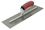 MARSHALLTOWN The Premier Line MXS58D 14-Inch by 3-1/2-Inch Finishing Trowel with Curved DuraSoft Han
