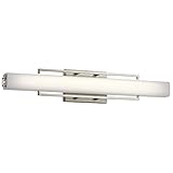 Elan 83748 Perov Vanity Bath壁照明、1ライトLED 42ワット、つや消しニッケル