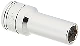 SK Hand Tool 8409 0.38 in. Drive, 6-Point Deep Metric Socket - 9 mm