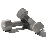 WEIMALL ダンベル 1.5kg 2個セット カラーダンベル 鉄アレイ ソフトコーティング 筋トレ ダイエット WMFITNESS (ダークグレー)BDA01015DG2