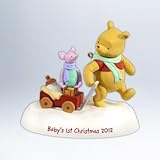 Winnie The Pooh Baby's First Christmas * Hallmark 2012 Keepsake Ornament * QXD1601 [並行輸入品]