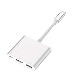 3in1 Type-Cアダプター type c ハブ 変換 変換アダプター macbook mac book マルチポート アダプター Nintendo Switch HDMI USB 充電 充電対応 パソコン 3in1(Type-C/HDMI/USB3.0) Type-C USBハブ (ブラック)