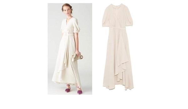 Amazon Co Jp セルフォード 半袖マキシワンピース 高嶺の花で石原さとみさんが着用 完売品 ホビー 通販