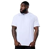 [Vanquish Fitness] ヴァンキッシュフィットネスESSENTIAL PERFORMANCE OVERSIZED T SHIRTメンズ オーバーサイズ Tシャツ 筋トレ トレーニング ウエア (WHITE/Lサイズ) [並行輸入品]
